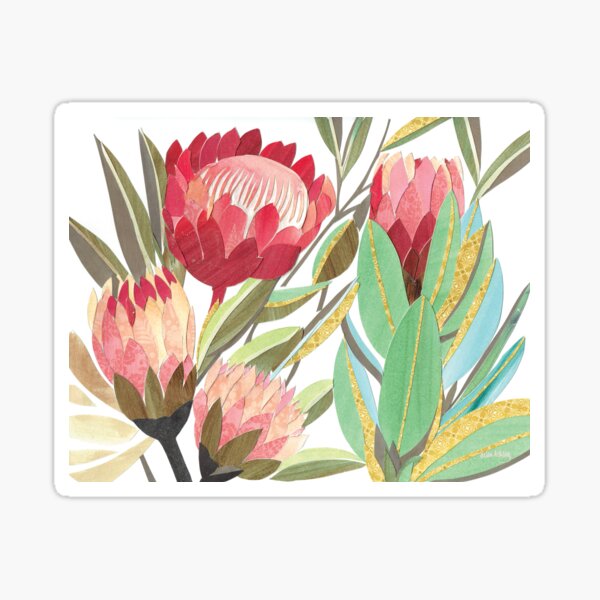 Item preview, Protea Collage designed and sold by Helen Ashley.