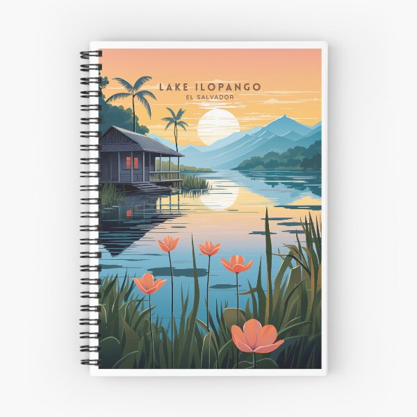 Item preview, Lake Ilopango El Salvador Volcanic Wonder designed and sold by NeuralVibe.