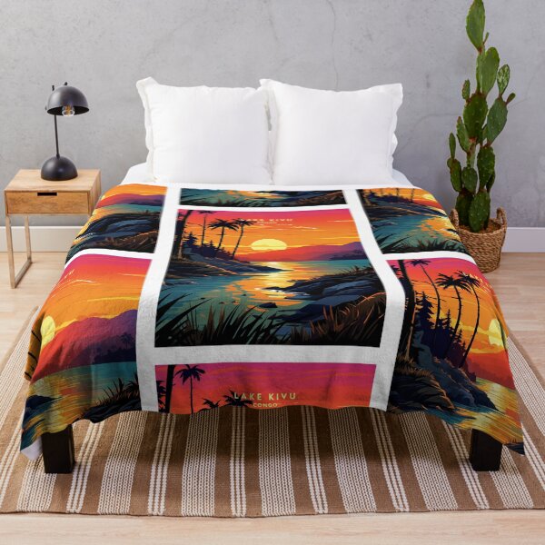 Item preview, Lake Kivu Tranquil Waters designed and sold by NeuralVibe.