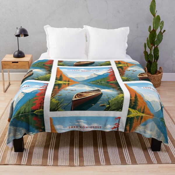 Item preview, Lake Konigsee Germany Alpine Beauty designed and sold by NeuralVibe.