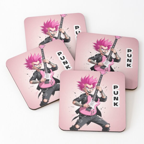 Item preview, A wild punk guitarist designed and sold by Artbellachi.