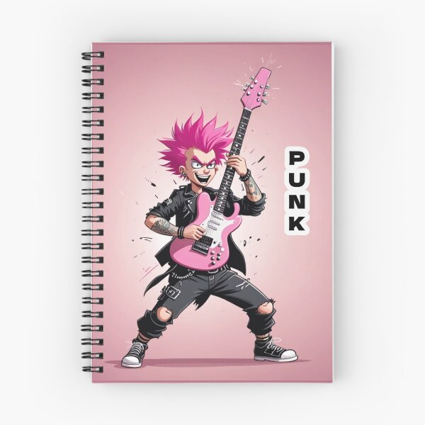Item preview, A wild punk guitarist designed and sold by Artbellachi.
