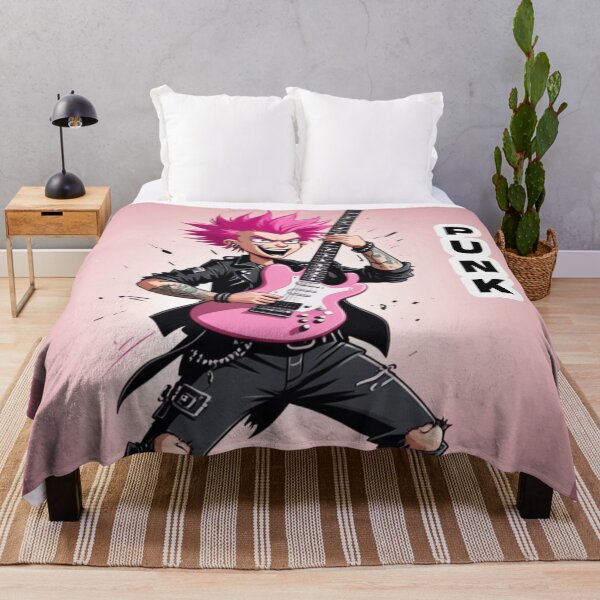 Item preview, A wild punk guitarist designed and sold by Artbellachi.