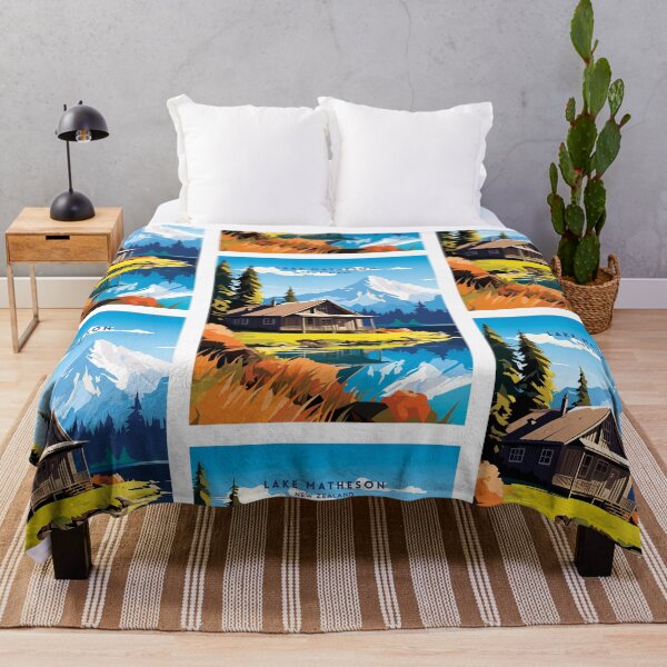 Item preview, Lake Matheson New Zealand Mirror Lake designed and sold by NeuralVibe.