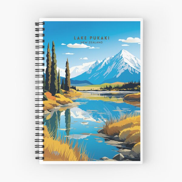 Item preview, Lake Pukaki New Zealand Crystal Waters designed and sold by NeuralVibe.