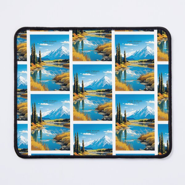 Item preview, Lake Pukaki New Zealand Crystal Waters designed and sold by NeuralVibe.
