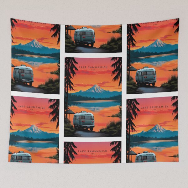 Item preview, Lake Sammamish Washington Outdoor Haven designed and sold by NeuralVibe.
