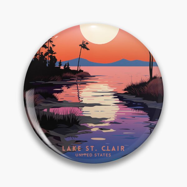 Item preview, Lake St. Clair USA Boating Haven designed and sold by NeuralVibe.