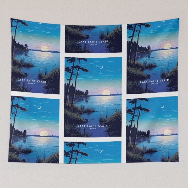 Item preview, Lake Saint Clair Boating Paradise designed and sold by NeuralVibe.