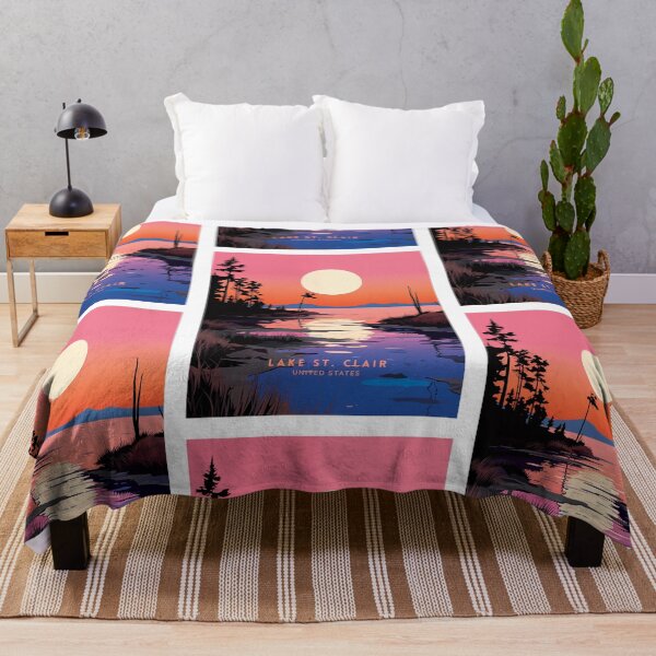 Item preview, Lake St. Clair USA Boating Haven designed and sold by NeuralVibe.