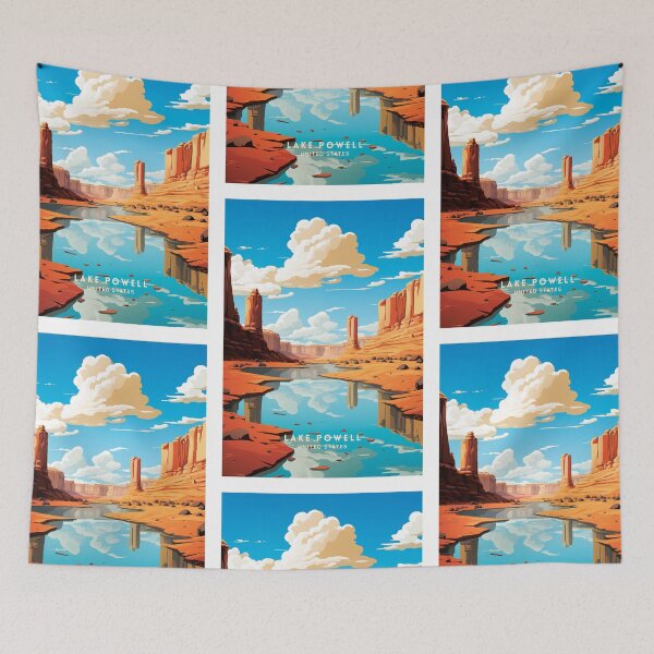 Item preview, Lake Powell USA Desert Reservoir designed and sold by NeuralVibe.