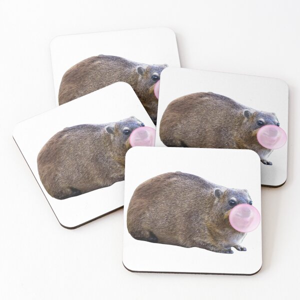 Item preview, bubblegum hyrax  designed and sold by SillyLittleSnek.