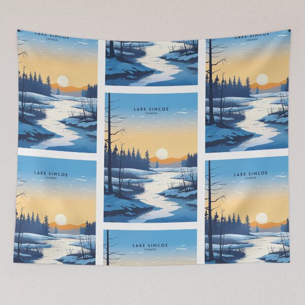 Item preview, Lake Simcoe Canada Fishing Paradise designed and sold by NeuralVibe.