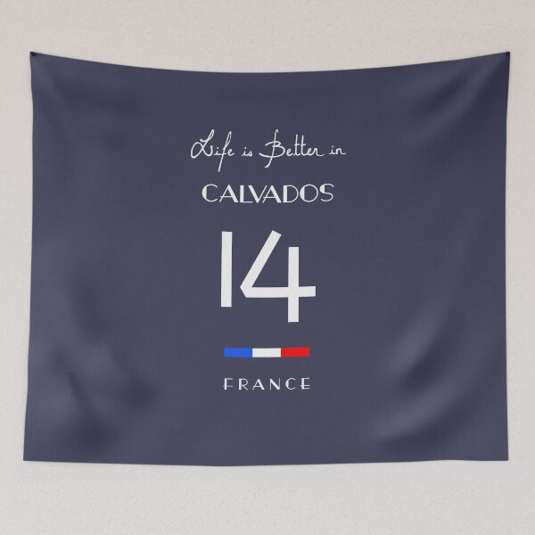 Item preview, Life is better in CALVADOS Number 14 Normandy France designed and sold by frenchsalsa.