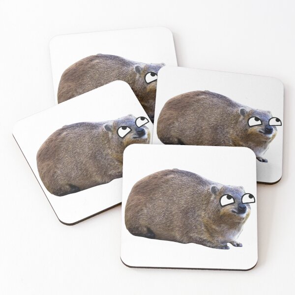 Item preview, derp eyed rock hyrax  designed and sold by SillyLittleSnek.