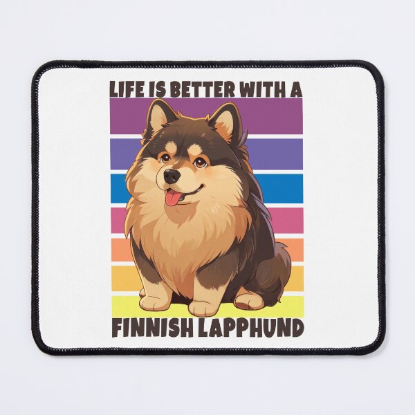 Item preview, Finnish Lapphund, Vintage Retro Sunset, Dog Lover, Cute, Funny Dog designed and sold by Porcupine Tees ⭐⭐⭐⭐⭐.