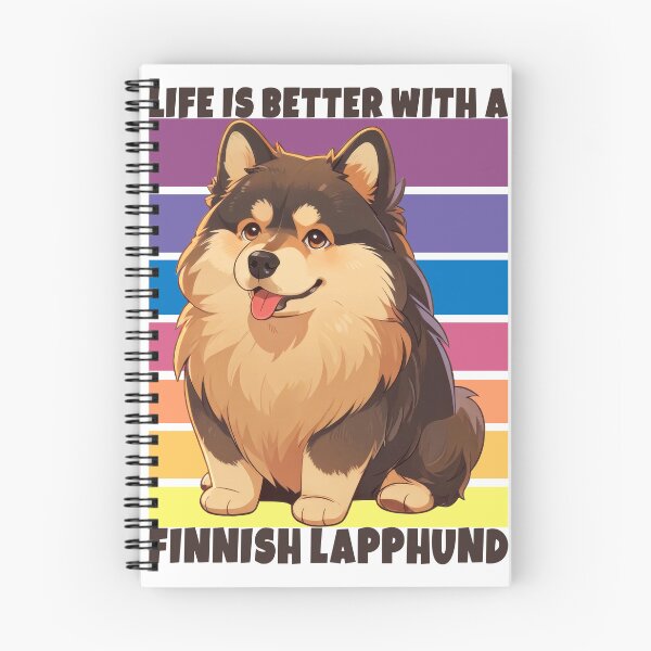 Item preview, Finnish Lapphund, Vintage Retro Sunset, Dog Lover, Cute, Funny Dog  designed and sold by Porcupine Tees ⭐⭐⭐⭐⭐.