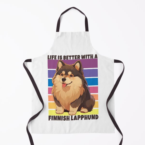 Item preview, Finnish Lapphund, Vintage Retro Sunset, Dog Lover, Cute, Funny Dog  designed and sold by Porcupine Tees ⭐⭐⭐⭐⭐.