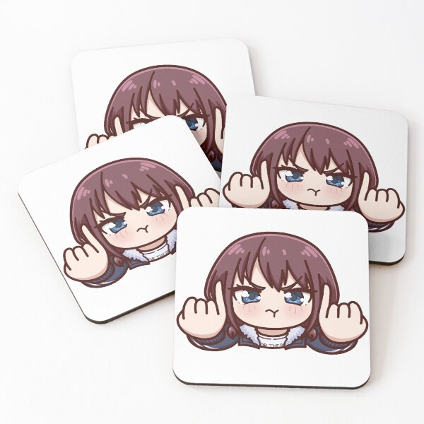 Item preview, Iseri Nina Girls Band Cry Togenashi Togeari Chibi Sticker designed and sold by Noredji Morien.