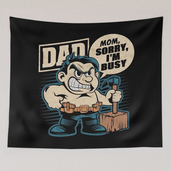 Item preview, Mom Sorry I'm busy, Father's day designed and sold by decorwonders.