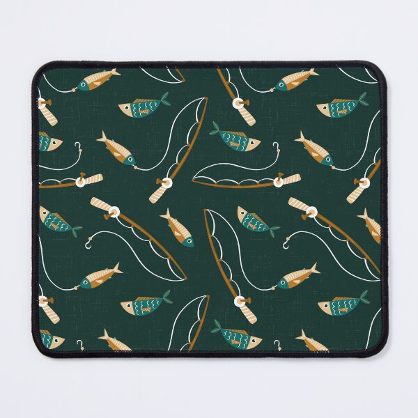 Item preview, Lake fishing rods dark teal designed and sold by ammiecreative.