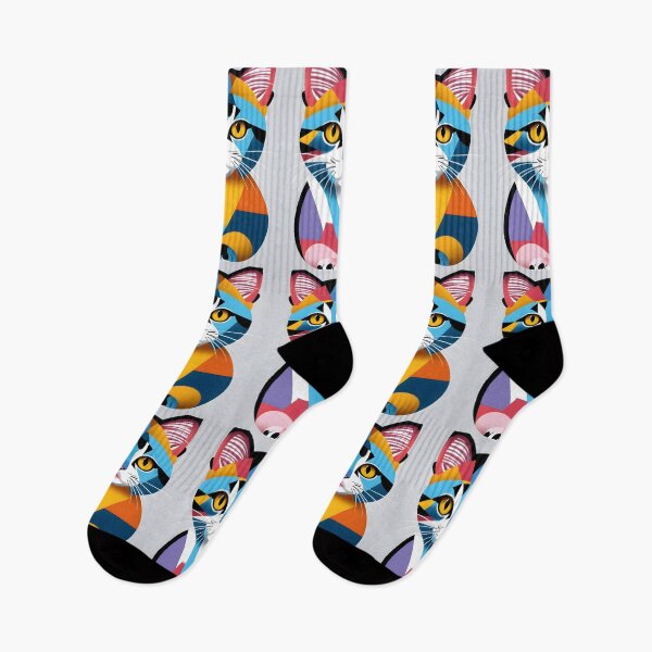 Item preview, Abstract Cat - Modern Digital Art designed and sold by Ai-michiart.
