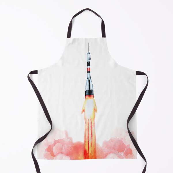 Item preview, Watercolor rocket launch designed and sold by Ekaterina Glazkova.