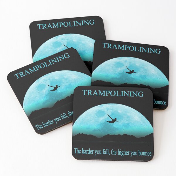 Item preview, Trampolining Inspirational Quote designed and sold by wimblettdesigns.