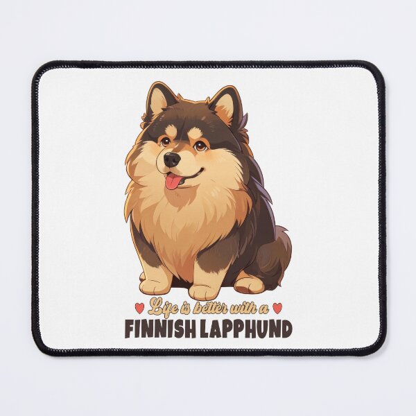 Item preview, Finnish Lapphund, Dog Lover, Finnish Lapphund Mom Dad, Funny Dog designed and sold by Porcupine Tees ⭐⭐⭐⭐⭐.