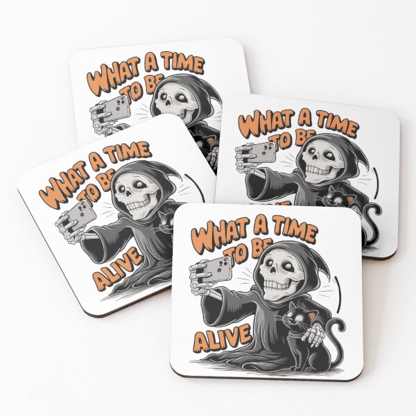 Item preview, "What a time to be alive" T-shirt - Cute, Funny, and Spooky Design #4 designed and sold by The Breathtaking You.