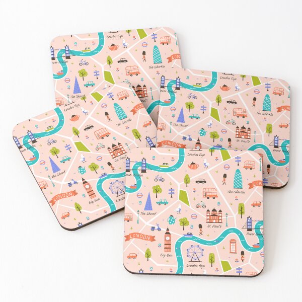 Item preview, London Map  designed and sold by ammiecreative.