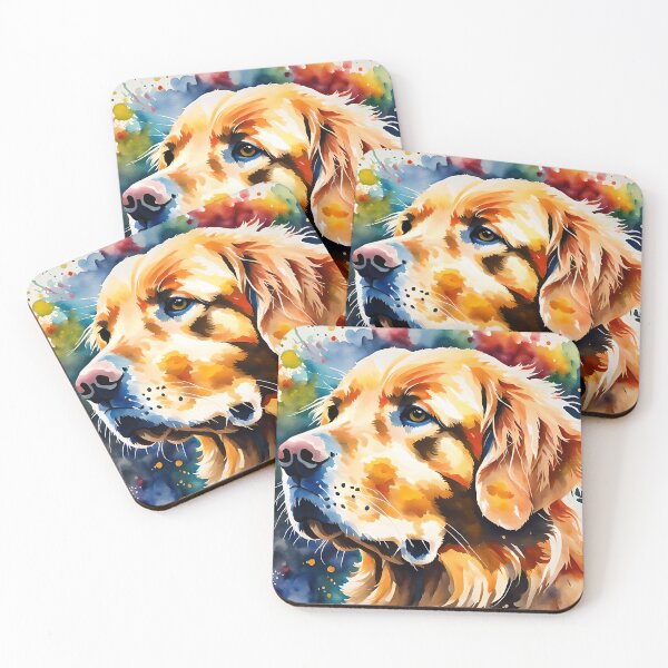 Item preview, Golden Retriever - watercolour style pet portraits. designed and sold by Country-Artist.
