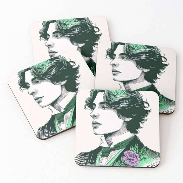 Item preview, Subtle Pride. Young Wilde Green Carnation LGBTQ Gay Pride Graphic Design designed and sold by ItsAKinkThing.
