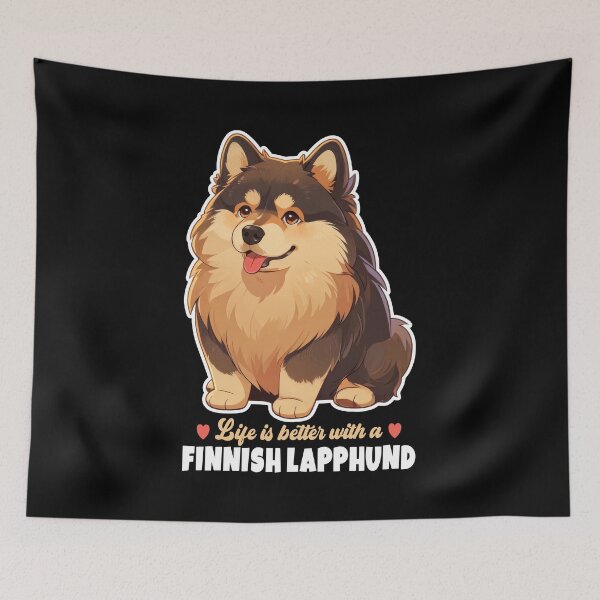 Item preview, Finnish Lapphund, Dog Lover, Finnish Lapphund Mom, Funny Dog  designed and sold by Porcupine Tees ⭐⭐⭐⭐⭐.