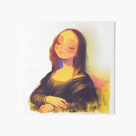 Vista previa del artículo con la obra «Mona Isa inspirada  », diseñado y vendido por Nowshin Tasnim.