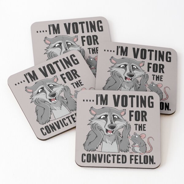 Item preview, I'M VOTING FOR THE CONVICTED FELON designed and sold by debeteez.