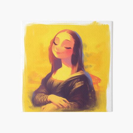 Vista previa del artículo con la obra «Mona Isa inspirada  », diseñado y vendido por Nowshin Tasnim.