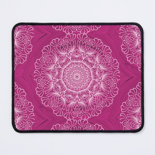 Item preview, Pink and White Mandala Design designed and sold by ArchanaVA.