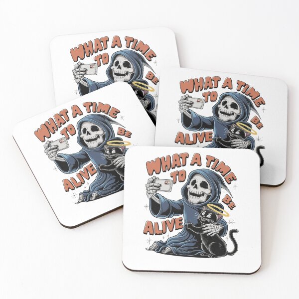Item preview, "What a time to be alive" Design - Cute, Funny, and Spooky T-shirt #2 designed and sold by Kinyah88.