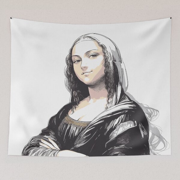 Item preview, Judgy Mona Isa inspired   designed and sold by Nowshin Tasnim.