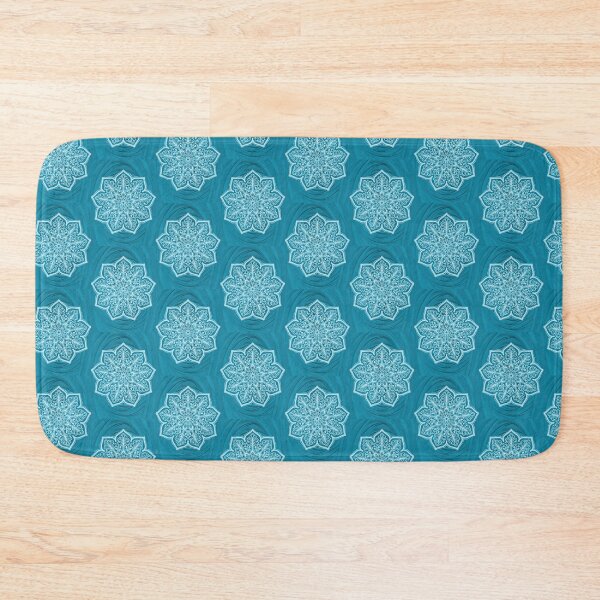 Item preview, Teal and white mandala design designed and sold by ArchanaVA.