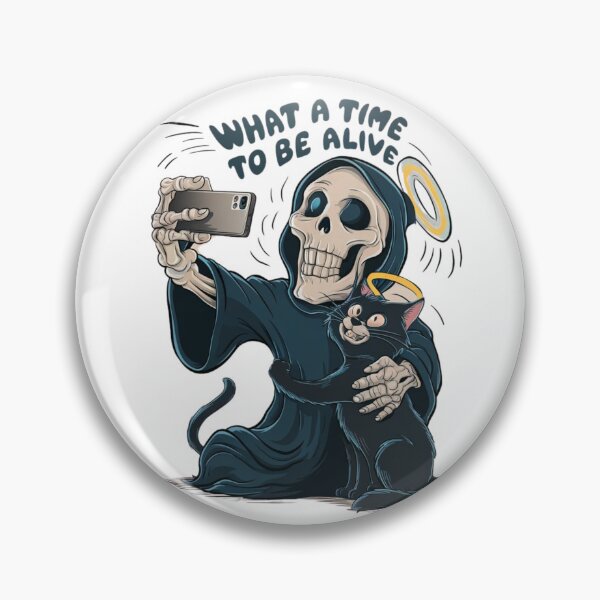 Item preview, "What a time to be alive" Design - Cute, Funny, and Spooky T-shirt #4 designed and sold by Kinyah88.