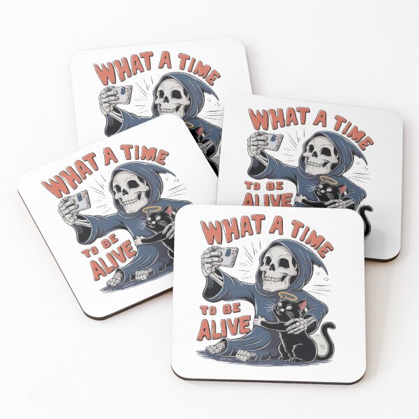 Item preview, "What a time to be alive" Design - Cute, Funny, and Spooky T-shirt #5 designed and sold by Kinyah88.