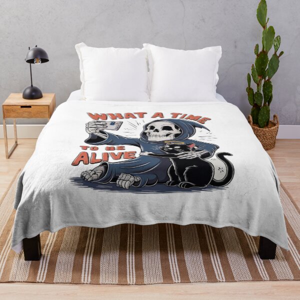 Item preview, "What a time to be alive" Design - Cute, Funny, and Spooky T-shirt #5 designed and sold by Kinyah88.