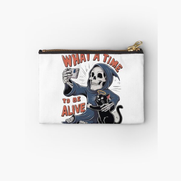 Item preview, "What a time to be alive" Design - Cute, Funny, and Spooky T-shirt #5 designed and sold by Kinyah88.