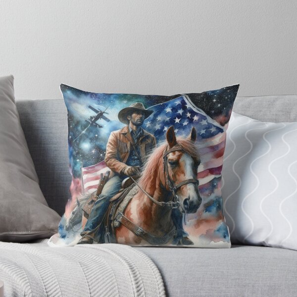 Item preview, A cowboy riding a horse in space designed and sold by xsctasy.