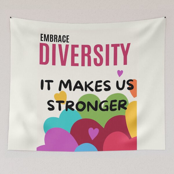 Item preview, Pride | Embrace Diversity, It Makes Us Stronger designed and sold by DJ-Portable.