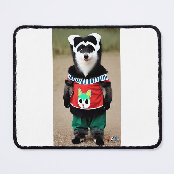 Item preview, Happy Dog in a Funny Costume #29 designed and sold by fabfunnyanimals.