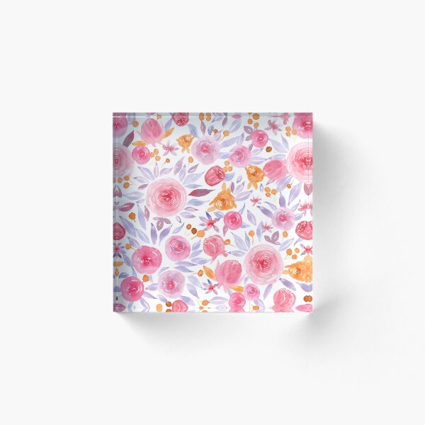 Item preview, Hand Drawn Soft and Delicate Watercolor Roses and Flowers designed and sold by aneladesigns.