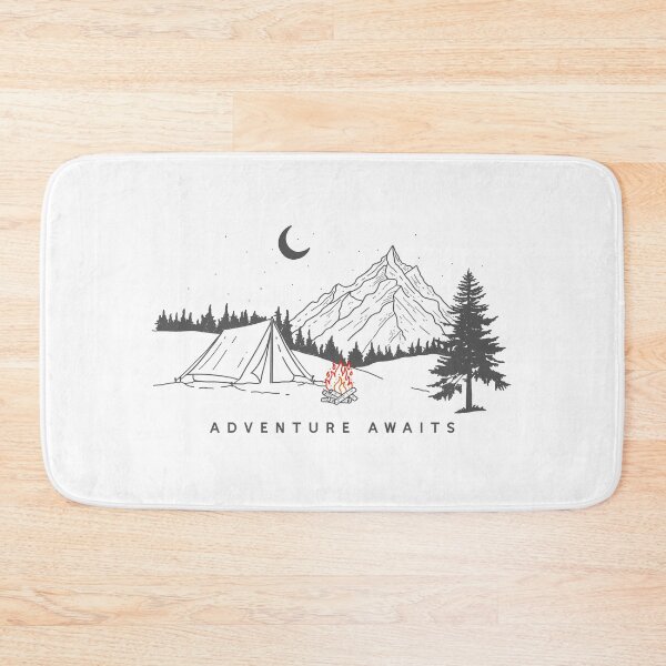 Item preview, Adventure Awaits Minimalist designed and sold by ethnicdrawing.